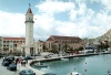 Greek islands - Zante / Zakynthos: Zakynthos - waterfront, Lombardou street - photo by N.Axelis