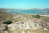Greek islands - Delos / Dilos: House of Inopos, the two storied House of Hermes and the Temple of Aphrodite in the far distance (photo by B.CLoutier)