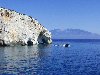 Greek islands - Zante / Zakinthos: eroded by the Ionian sea - natural arches - photo by A.Dnieprowsky