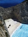 Greek islands - Zante / Zakinthos: Navagio bay - shipwreck - photo by A.Dnieprowsky