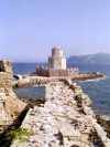 Greece - Korni ( Peloponnese): Bourtzi islet and tower - photo by T.Marshall