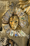 Greece, Dodecanese Islands,Rhodes: ornate mask ornament in shop in Old Town - photo by P.Hellander