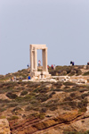 Greece - Naxos Island: the Portara gateway at the unfinsihed temple of Apollo - photo by D.Smith