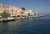 Greek islands - Dodecanese archipelago - Symi island - Symi town - the waterfront- Aegean Sea - photo by A.Dnieprowsky
