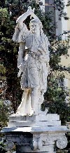 Greece - Lamia (Sterea Ellada): Diakos Athanasios - hero of the 1821 revolution against the Ottomans  (photo by Nick Axelis)