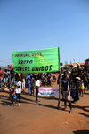 Bissau, Guinea Bissau / Guin Bissau: Amlcar Cabral Avenue, Carnival, parade, group Sintrenses Unidos/ Avenida Amilcar Cabral, carnaval, desfile, grupo Sintrenses Unidos - photo by R.V.Lopes