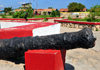Fort-Libert, Nord-Est Department, Haiti: old French cannon at the Place d'Armes - photo by M.Torres
