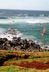 Hawaii - Maui island: windsurfers - Photo by G.Friedman