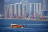 Hong Kong: Star ferry, Day Star and Central district skyline - Victoria Harbour - photo by Peter Willis