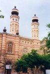 Budapest: Ashkenazi Great Synagogue on Dohny u. - architect Ludwig Foerster