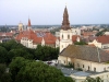Hungary / Ungarn / Magyarorszg - Kecskemt (Bacs Kiskun province): Kossuth Square seen from the tower of the Great Catholic Church (photo by J.Kaman)