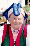 Hungary / Ungarn / Magyarorszg - Holloko  (Nograd province): Paloc woman in traditional folk costume (photo by J.Kaman)