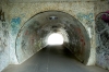 Hungary / Ungarn / Magyarorszg - Budapest: tunnel with grafitti (photo by P.Gustafson)