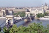 Hungary / Ungarn / Magyarorszg - Budapest: Chain bridge and St Stephen's Basilica / Szchenyi Lnchid - Szt. Istvn Bazilika (photo by M.Bergsma)