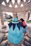 Hungary / Ungarn / Magyarorszg - Budapest: drinking fountain - Gellert square / Gellrt tr (photo by Miguel Torres)
