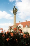 Hungary / Ungarn / Magyarorszg - Keszthely (Zala province): Trinity column - F square / F tr (photo by Miguel Torres)