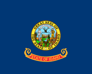 Idaho flag - Motto: Esto perpetua - United States of America / Estados Unidos / Etats Unis / EE.UU / EUA / USA
