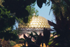 India - Auroville (Tamil Nadu): a golden dome in the jungle -
