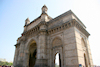 India - Mumbay / Bombay / Bombaim (Maharashtra / Maharastra): Gateway of India - built in basalt and concrete - commemorates the landing in India of King George V - photo by A.Slobodianik