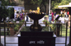 Amritsar (Punjab): Amritsar massacre memorial flame - photo by W.Allgwer