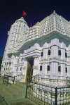 Madhya Pradesh, India: white washed Hindu temple - photo by Eric Petitalot
