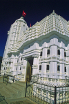 Madhya Pradesh, India: white washed Hindu temple - photo by Eric Petitalot