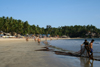 India - Goa: fishermen on Palolem Beach - photo by M.Wright