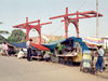 Indonesia - Java - Jakarta / Djakarta: the old Holland Bridge - De oude Hollandse ophaalbrug - canal Kali Besar - photo by M.Bergsma