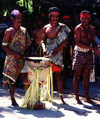 Indonesia - Pulau Amarsekaru island (Aru islands, Moluccas): music makers - musicians - drums - drummers - photo by G.Frysinger