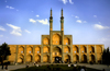 Iran - Yazd: vaulted facade of the Takyeh Amir Chakhmagh mosque - photo by W.Allgower