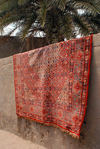 Iran - Hormuz island: Persian carpet on a wall - photo by M.Torres