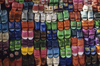 Iran - Kashan, Isfahan province: plastic slippers in the bazaar - photo by W.Allgower