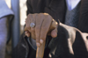 Iran: man with a seal-rign - photo by W.Allgower