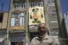 Iran - Bijar, Kurdistan: man at the entrance to the bazaar - photo by W.Allgower
