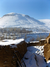 Kandovan, Osku - East Azerbaijan, Iran: mountain view - winter - photo by N.Mahmudova