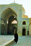 Iran - Isfahan / Esfahan / IFN (Esfahan province): yellow dome - iwan - UNESCO world heritage city - photo by Brenda Nassarian