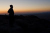 Duhok / Dohuk / Dehok / Dahok, Kurdistan, Iraq: silhouette of a Kurdish man - photo by J.Wreford