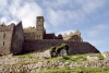 Ireland - Cashel  (county Tipperary): Rock of Cashel - castle - ramparts - walls (photo by M.Bergsma)