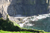 Ireland - Moher cliffs (county Clare):  unsafe beach - photo by N.Keegan