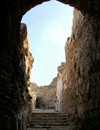 Israel - Qesarriya / Caesarea Maritima / Caesarea Palaestina: in the Roman theatre - photo by Efi Keren