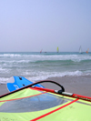 Israel - Kibbutz Sdot Yam: windsurf - photo by Efi Keren