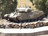Israel - Golan Heights: old Centurion tank of the Tsahal - British Main Battle Tank, left over from the Six-Day War - Third Arab-Israeli War - photo by M.Bergsma