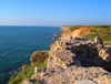 Israel - Herzliya: ruins of the Roman fort over the Mediterranean sea - photo by E.Keren