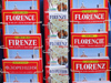 Florence / Firenze - Tuscany, Italy: tourist books about Firenze - photo by M.Bergsma