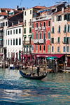 View from Rialto Bridge, Gondola on the Grand Canal, Venice. - photo by A.Beaton