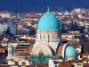 Italy / Italia - Florence / Firenze (Toscany / Toscana / Toskana) / FLR : dome of the Synagogue - sinagoga - photo by  M.Bergsma
