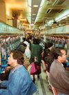 Japan - Tokyo:  players staring - Patchinko parlour - photo by M.Torres