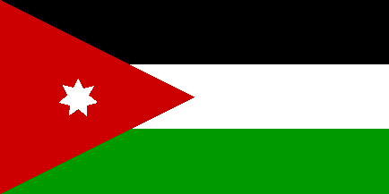 Hashemite Kingdom of Jordan / Reino Hachemita da Jordania / Jordnija / Jordanie / Jordanien / Urdn / Giordano / Iordania / Yordania / Jordanija  - flag