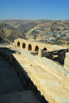 Al Karak - Jordan: Crac des Moabites castle - looking southwest - photo by M.Torres