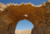 Al Karak - Jordan: Crac des Moabites castle - church ruins - vault from the nave - photo by M.Torres